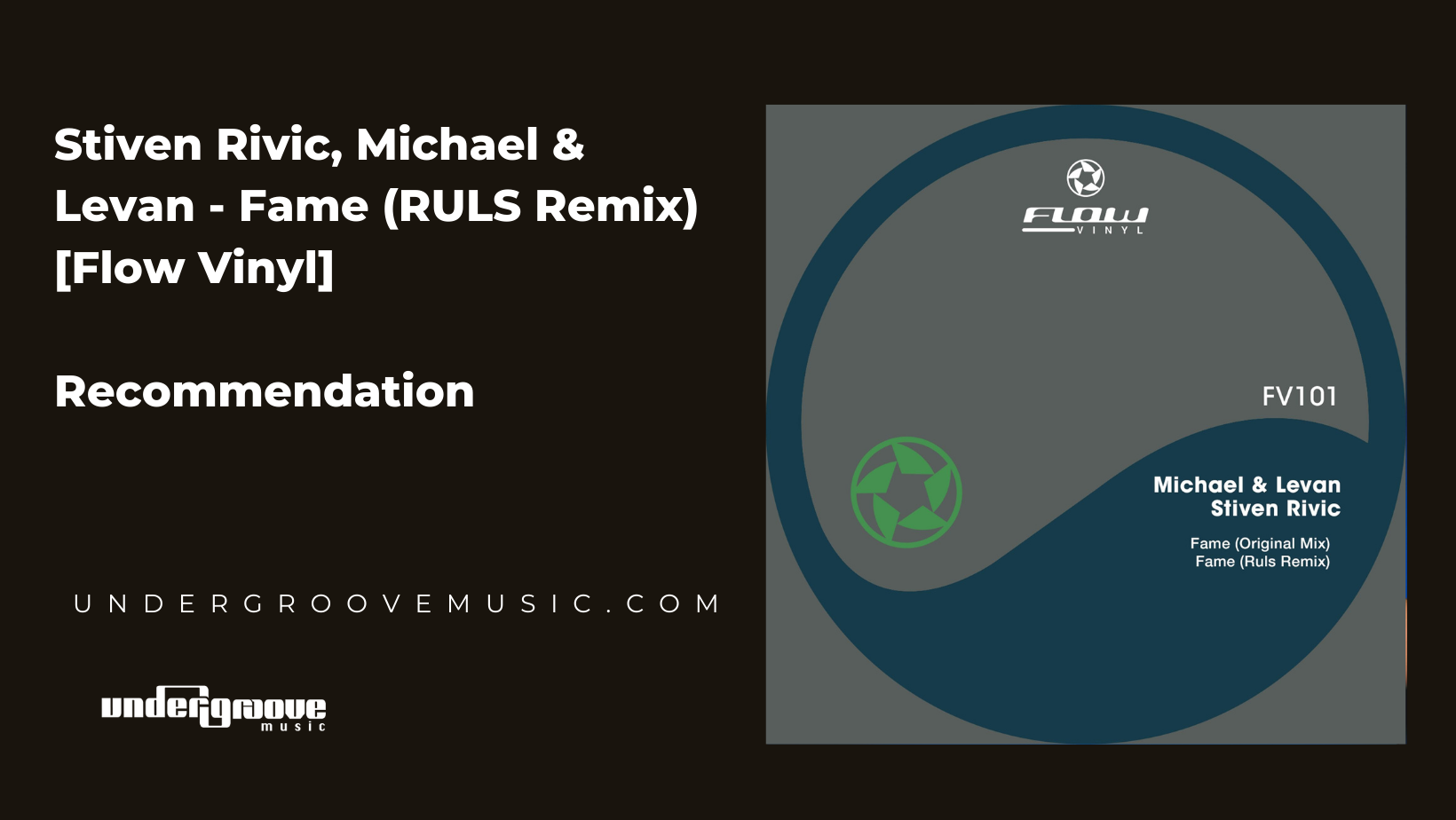 Stiven Rivic, Michael & Levan - Fame (RULS Remix) [Flow Records]